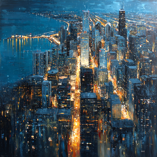 City Lights by the Water