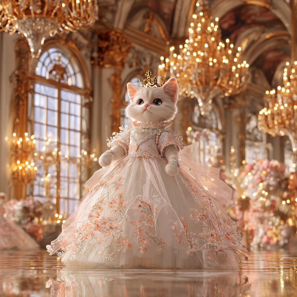 The Royal Feline – A Regal Artwork