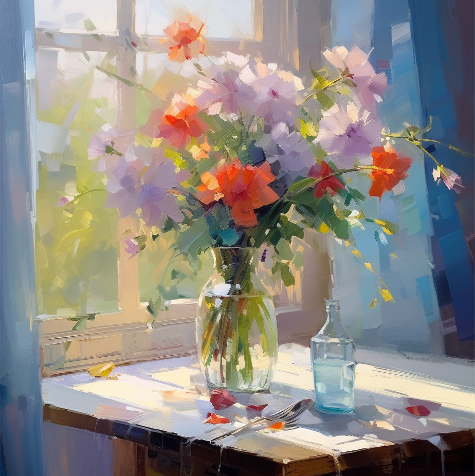 Morning Light and Blossoms